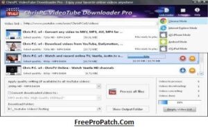  ChrisPC VideoTube Downloader Pro + Crack [Latest]