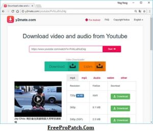 YouTube Video Download Y2mate With Crack [Latest 2023]